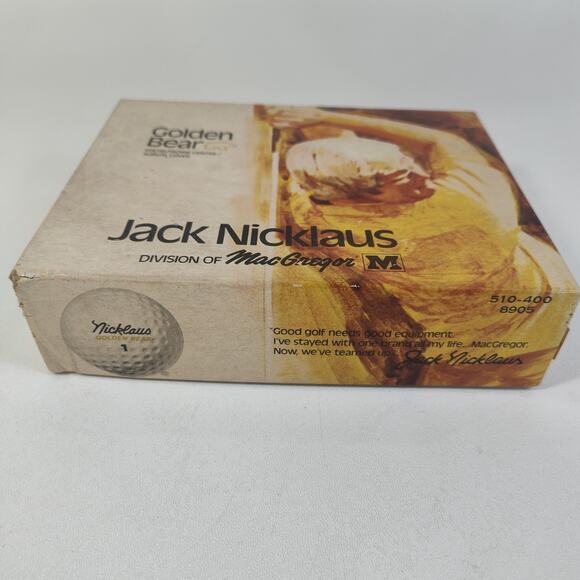 Jack Nicklaus Golden Bear Golf Balls Box Sleeve NOS - Picture 2 of 5